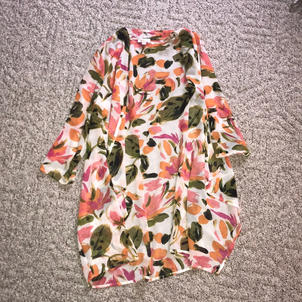 Light Summer flora cardigan